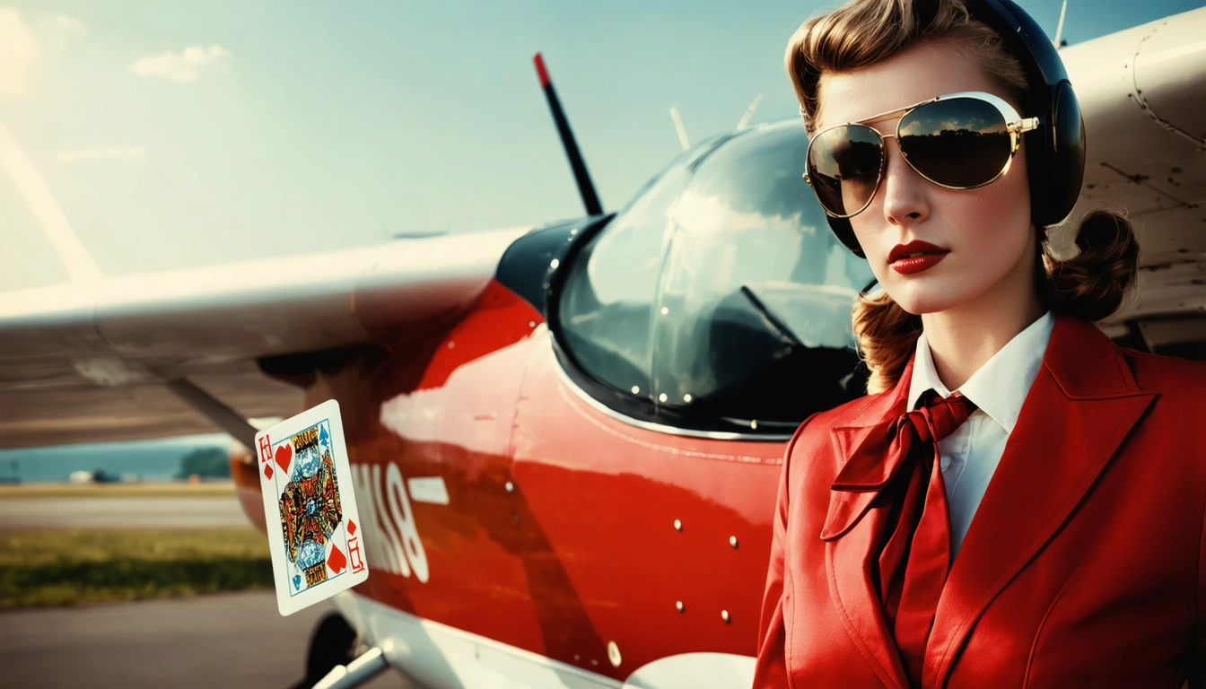 aviator Pin Up